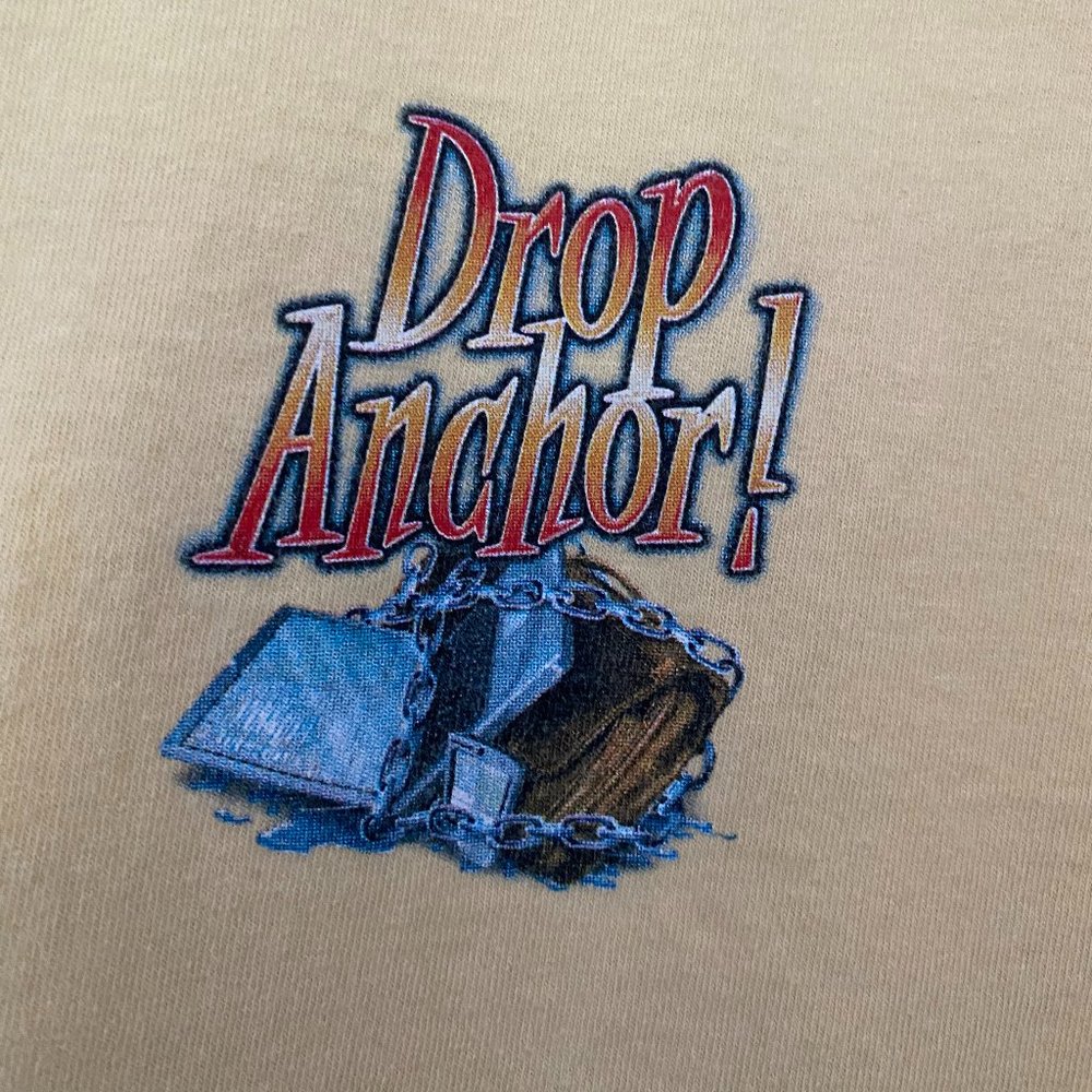 Men's XL Novelty T-Shirt - "Drop Anchor"
